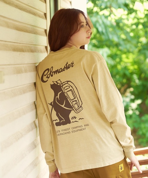 COBMASTER(コブマスター)の「COBMASTER/コブマスター 天竺 L/STEE(スタンダードロゴ)(Tシャツ/カットソー・メンズ・ブラック/ナチュラル・LARGE/X-LARGE/MEDIUM)」の2枚目の写真