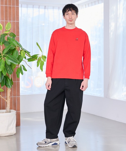 Arnold Palmer（アーノルドパーマー）の「バレルレッグ チノパンツ（チノパンツ・メンズ・ブラック/ベージュ・LL/L/M）」の4枚目の写真