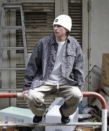 MANASTASH(}iX^bV)MANASTASH/}iX^bV/HEMP TWILL JKT LEPOARD(̑AE^[)