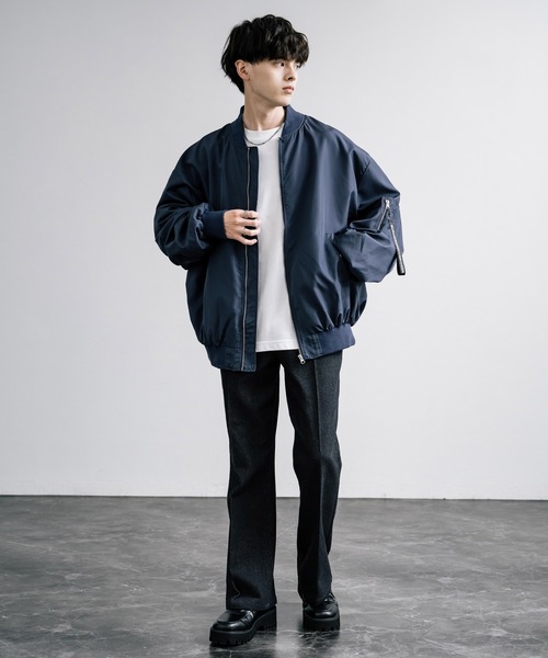 セール】ポリDEWSPO オーバーサイズMA-1フライトジャケット