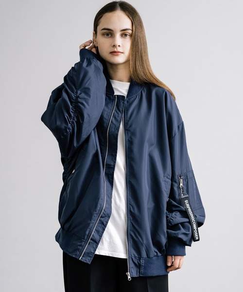 ブルーMA-1 フライトジャケット 90's デッドストック MA-1 初期タイプ レア 復刻版 ブレンツ