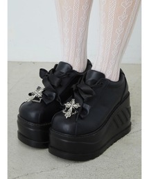 Jamie エーエヌケー | クロスモチーフスニーカー(スニーカー)