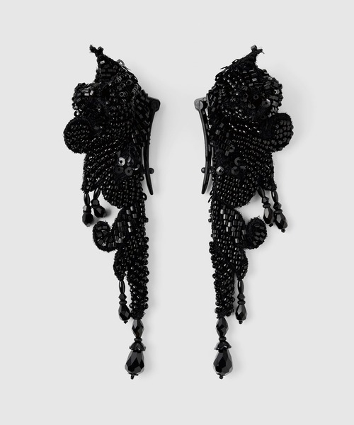 tanakadaisuke(タナカダイスケ)の「【tanakadaisuke/タナカダイスケ】black drip down clip/ブラックドリップビジューヘアクリップ/オケージョン/左右差なし/1個売り(バレッタ/ヘアクリップ・レディース・ブラック・FREE)」の9枚目の写真