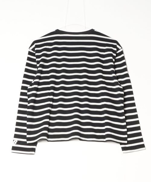 NEW BALANCE(ニューバランス)の「【別注】ニューバランス New Balance THE CITY ロングスリーブボーダーTシャツ シューパッ 限定コラボ(Tシャツ/カットソー・レディース・アイボリー/ブラック・M/L)」の21枚目の写真