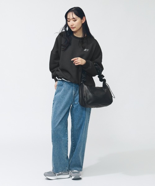 NEW BALANCE(ニューバランス)の「【別注】ニューバランス New Balance THE CITY ロングスリーブボーダーTシャツ シューパッ 限定コラボ(Tシャツ/カットソー・レディース・アイボリー/ブラック・M/L)」の16枚目の写真