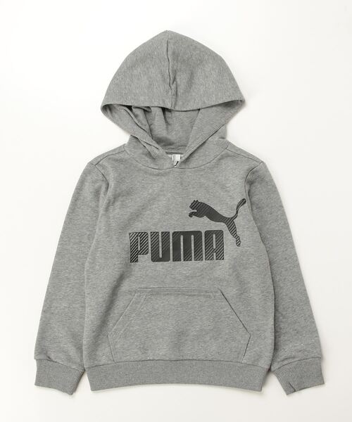 PUMA（プーマ）の「プーマ PUMA キッズ HD フレンチテリー_（パーカー・キッズ・オリーブ/グレー/ブラック/ネイビー・120cm/130cm/140cm/150cm/160cm）」の3枚目の写真