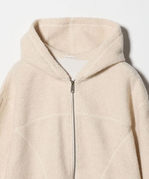 セール】＜PROTAGONISTA＞ボア ジップ パーカー（パーカー