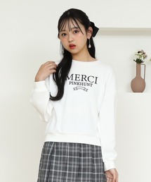 PINKHUNT（ピンクハント）の「PINKHUNT ピンクハント 前刺繍トレーナー 0959K（スウェット・キッズ）」