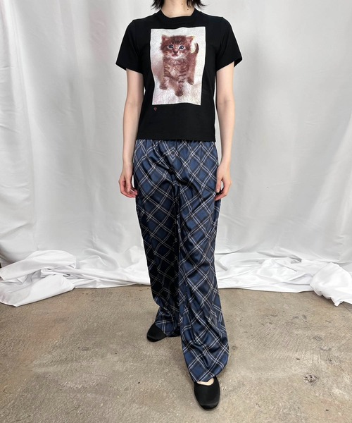 G.V.G.V.(ジーヴィージーヴィー)の「TOMBOY CAT TEE(Tシャツ/カットソー・レディース・ブラック・M/S)」の3枚目の写真