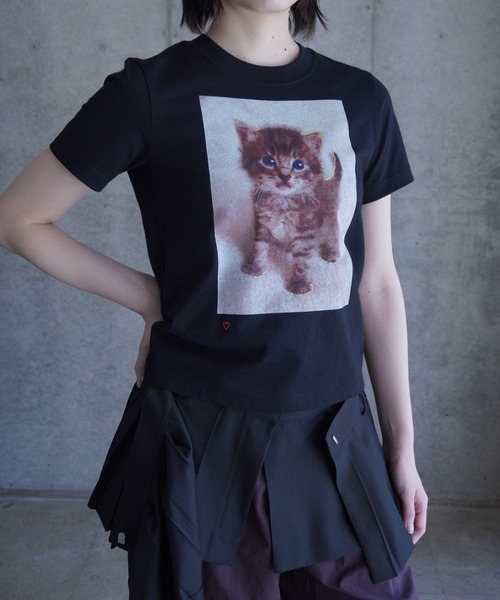 G.V.G.V.(ジーヴィージーヴィー)の「TOMBOY CAT TEE(Tシャツ/カットソー・レディース・ブラック・M/S)」の6枚目の写真
