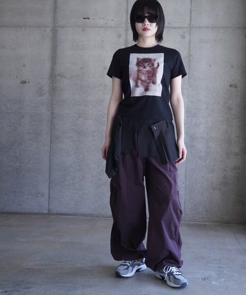 G.V.G.V.(ジーヴィージーヴィー)の「TOMBOY CAT TEE(Tシャツ/カットソー・レディース・ブラック・M/S)」の8枚目の写真