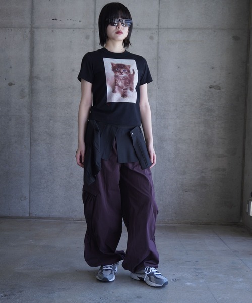 G.V.G.V.(ジーヴィージーヴィー)の「TOMBOY CAT TEE(Tシャツ/カットソー・レディース・ブラック・M/S)」の9枚目の写真