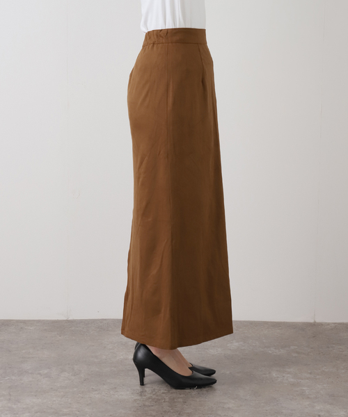 セール】スエードライク Iラインスカート（スカート）｜JOURNAL