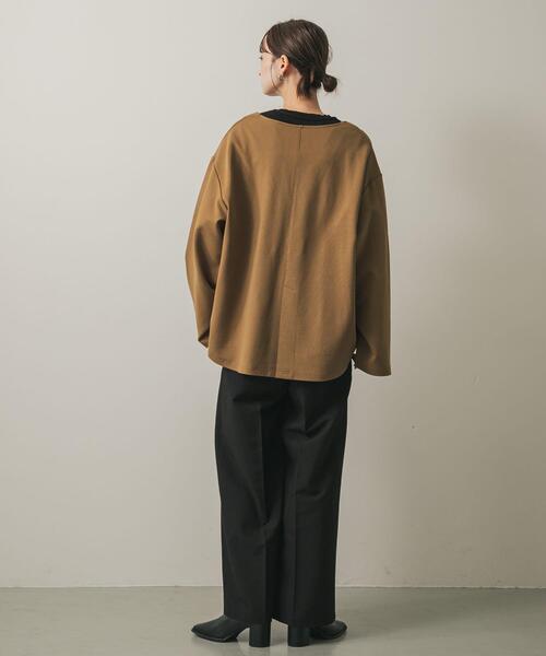 SENSE OF PLACE by URBAN RESEARCH(センスオブプレイスバイアーバンリサーチ)の「『WEB/一部店舗限定』ワイドイージーパンツ(その他パンツ・レディース・ブラック/グレー/ブラウン系その他・SMALL/MEDIUM/LARGE/X-SMALL/TALL)」の15枚目の写真