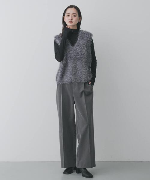 SENSE OF PLACE by URBAN RESEARCH(センスオブプレイスバイアーバンリサーチ)の「『WEB/一部店舗限定』ワイドイージーパンツ(その他パンツ・レディース・ブラック/グレー/ブラウン系その他・SMALL/MEDIUM/LARGE/X-SMALL/TALL)」の21枚目の写真