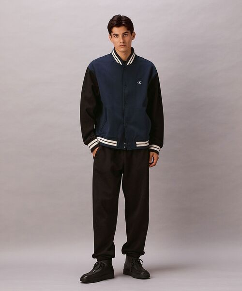 ジャケット - バーシティボンバージャケット（スタジャン）｜Calvin