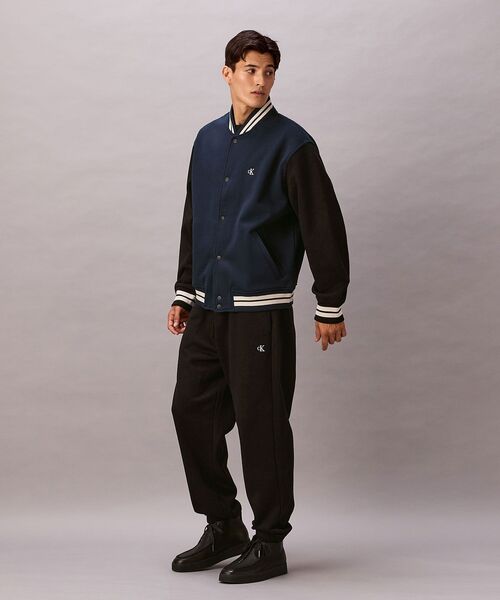 ジャケット - バーシティボンバージャケット（スタジャン）｜Calvin