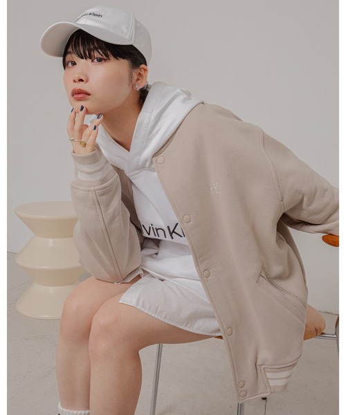 ジャケット - バーシティボンバージャケット（スタジャン）｜Calvin