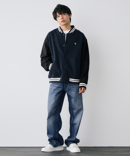 ジャケット - バーシティボンバージャケット（スタジャン）｜Calvin