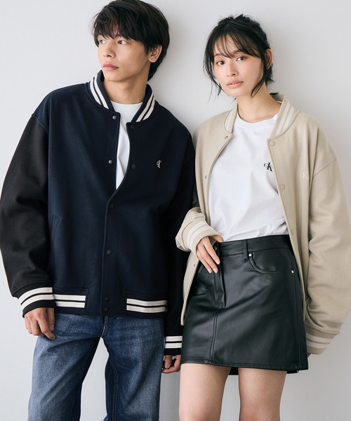 ボンバージャケット（スタジャン）｜Calvin Klein（カルバン・クライン