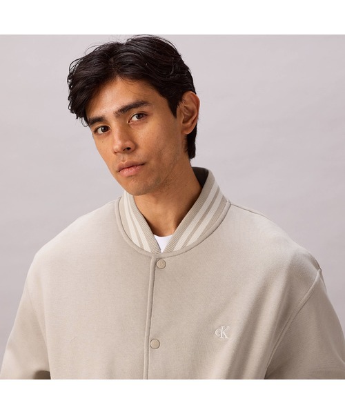 ジャケット - バーシティボンバージャケット（スタジャン）｜Calvin