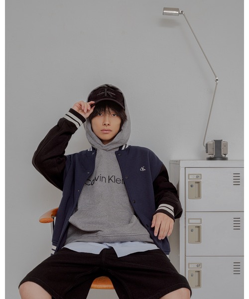 セール】ジャケット - バーシティボンバージャケット（スタジャン