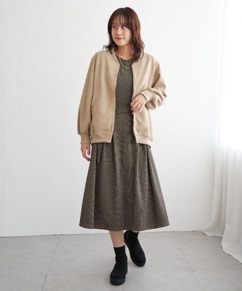 ikka(イッカ)の「カットジャガードワンピース(ワンピース・レディース・ブラック/ブラウン・S/M/L)」の21枚目の写真