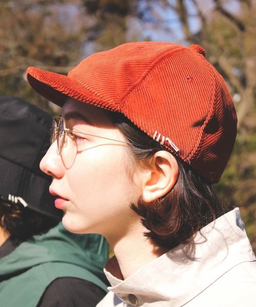 HUNTISM（ハンティズム）の「Corduroy Umpire Cap（キャップ・メンズ・オレンジ/ブラック/グレー・ONE SIZE）」の3枚目の写真