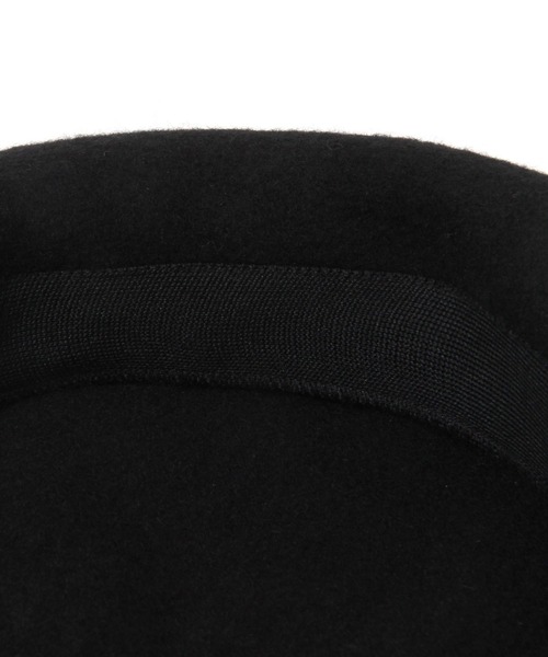 studio CLIP（スタディオクリップ）の「【抗菌防臭】洗えるウールベレー帽（ハンチング/ベレー帽・レディース・ブラック/アイボリー/グレー/レッド/ブラウン・FREE）」の15枚目の写真