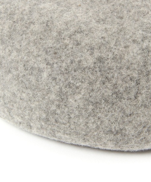 studio CLIP（スタディオクリップ）の「【抗菌防臭】洗えるウールベレー帽（ハンチング/ベレー帽・レディース・ブラック/アイボリー/グレー/レッド/ブラウン・FREE）」の18枚目の写真