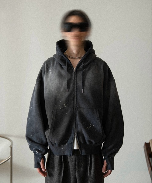 Heavy Weight Double Zip-Up Hoodie（Decadent-Paint) /ヘビーウェイト