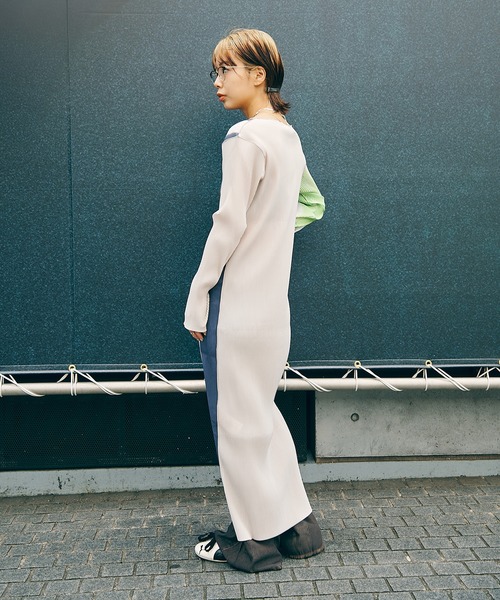 kotohayokozawa（コトハヨコザワ）の「GRAPHIC DRESS（ワンピース・レディース・ブラウン・M/S）」の6枚目の写真