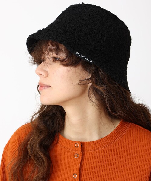 Columbia(コロンビア)の「Columbia/クララボウアロウ ボア バケット UVカット リバーシブル/コロンビア(ハット・レディース・ブラック/ストーン/ブラウン・S/M/L/XL)」の1枚目の写真