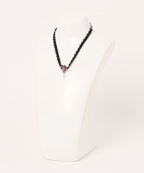 ANNA SUI（アナスイ）の「ブラックスワンモチーフ チョーカーネックレス（チョーカー・レディース・ブラック・FREE）」の5枚目の写真