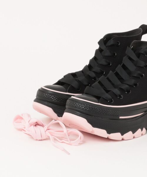 CONVERSE(コンバース)の「converse コンバース ALL STAR TREKWAVE BP HI レディーススニーカー ハイカット 厚底(オールスタートレックウエーブBPHI)(スニーカー・レディース・ブラック/ピンク・22.5cm/23.0cm/23.5cm/24.0cm/24.5cm/25.0cm)」の5枚目の写真