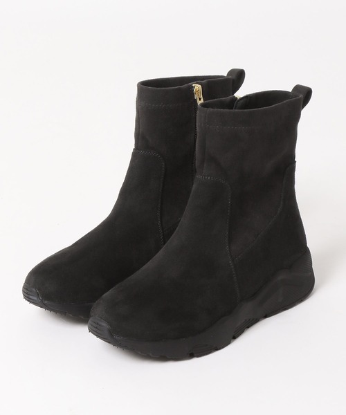 GLOBAL WORK（グローバルワーク）の「エアかる撥水スニーカーブーツ/579486（ブーツ・レディース・ブラック/ブラウン系その他7/ブラック系その他/ダークブラウン/ベージュ・MEDIUM/LARGE/X-LARGE）」の2枚目の写真