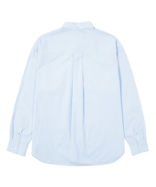 HUF(ハフ)の「MEGABLAST STRIPE LS SHIRT(シャツ/ブラウス・メンズ・ライトパープル/ライトブルー・M/L/XL/XXL/S)」の16枚目の写真