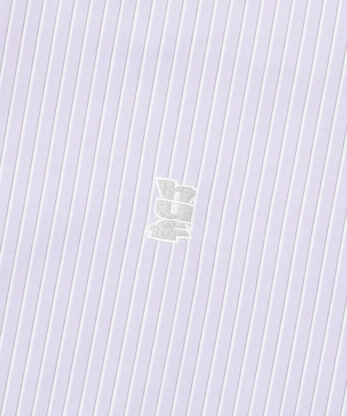HUF(ハフ)の「MEGABLAST STRIPE LS SHIRT(シャツ/ブラウス・メンズ・ライトパープル/ライトブルー・M/L/XL/XXL/S)」の5枚目の写真