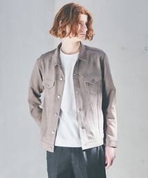 ABAHOUSE GRAY | 【スエードライク】トラッカー ジャケット(ブルゾン)