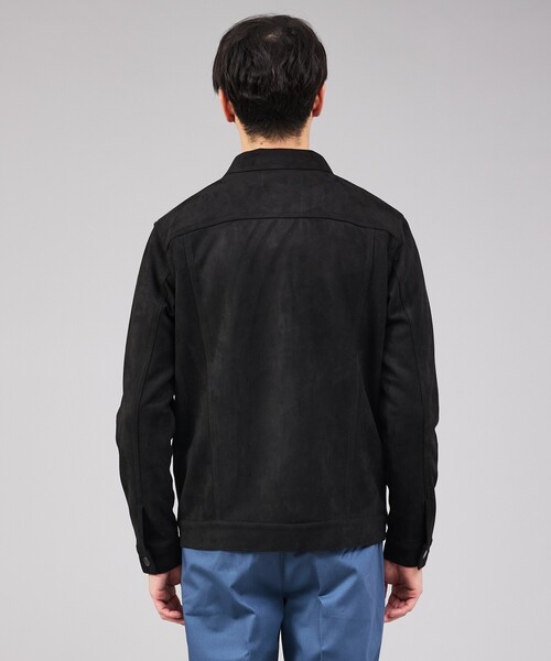 ABAHOUSE GRAY（アバハウスグレイ）の「【スエードライク】トラッカー ジャケット（ブルゾン・メンズ・グレイッシュベージュ/ライトブラウン/ブラック・46/48/50）」の6枚目の写真