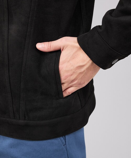 ABAHOUSE GRAY（アバハウスグレイ）の「【スエードライク】トラッカー ジャケット（ブルゾン・メンズ・グレイッシュベージュ/ライトブラウン/ブラック・46/48/50）」の10枚目の写真