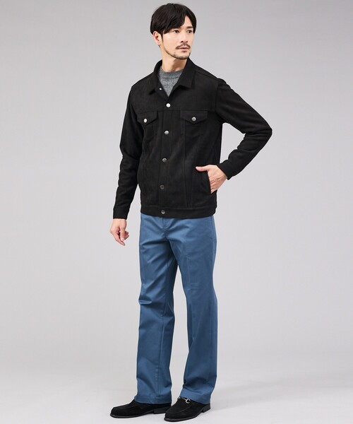 ABAHOUSE GRAY（アバハウスグレイ）の「【スエードライク】トラッカー ジャケット（ブルゾン・メンズ・グレイッシュベージュ/ライトブラウン/ブラック・46/48/50）」の16枚目の写真