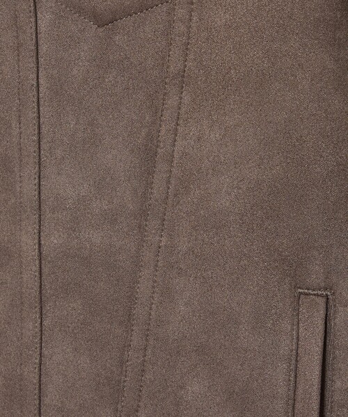 ABAHOUSE GRAY（アバハウスグレイ）の「【スエードライク】トラッカー ジャケット（ブルゾン・メンズ・ブラック/グレイッシュベージュ/ライトブラウン・46/50/48）」の8枚目の写真