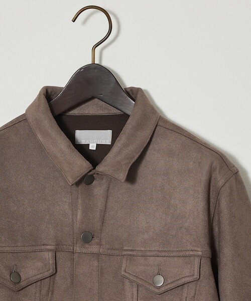 ABAHOUSE GRAY（アバハウスグレイ）の「【スエードライク】トラッカー ジャケット（ブルゾン・メンズ・ブラック/グレイッシュベージュ/ライトブラウン・46/50/48）」の7枚目の写真