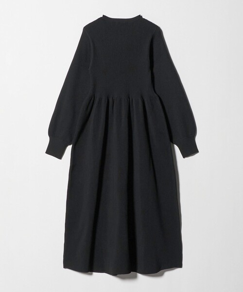 12ゲージ ギャザー リブニットワンピース ‐ウォッシャブル‐＜A DAY IN
