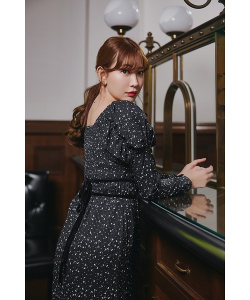 Capucine Bloom Sleeve Chiffon Dress（ワンピース）｜Her lip to