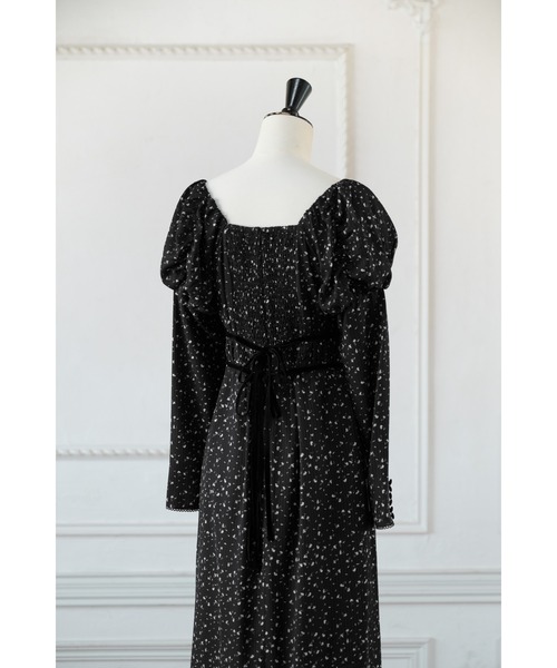 Capucine Bloom Sleeve Chiffon Dress（ワンピース）｜Her lip to