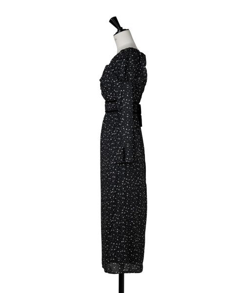 Her lip to（ハーリップトゥー）の「Capucine Bloom Sleeve Chiffon Dress（ワンピース・レディース・ブラック・S/M）」の15枚目の写真