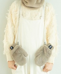 KANGOL（カンゴール）の「ストラップ紐付きファーミトングローブ（手袋）」