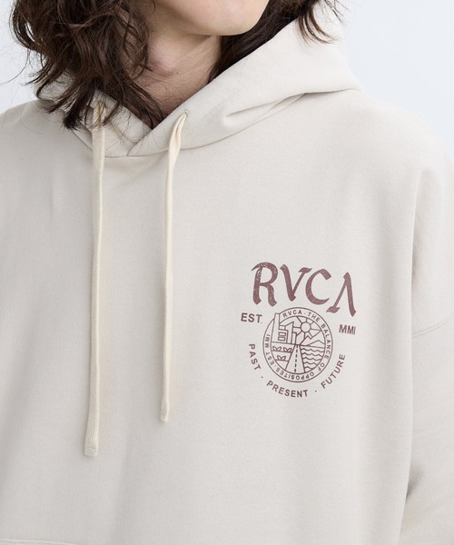 RVCA(ルーカ)の「RVCA UTILITY SERVICE HD(パーカー・メンズ・クリーム/ブラック・M/L)」の1枚目の写真